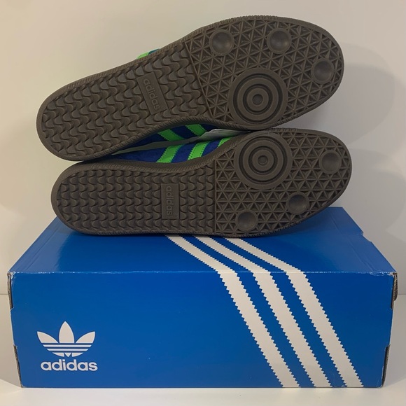 [BRAND NEW] ADIDAS ATHEN OG BOLD BLUE SEMI SCREAMING GREEN MENS SIZE 11 SNEAKERS - Picture 7 of 12